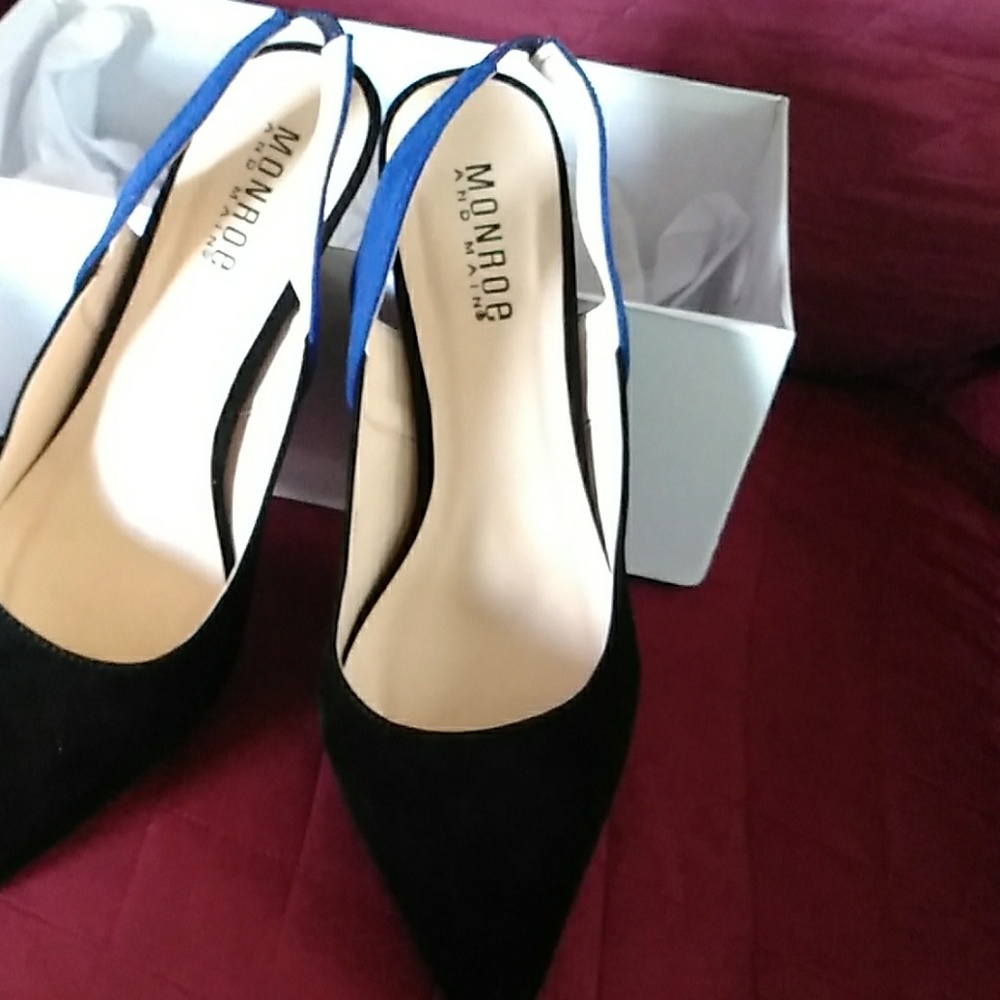 NIB Monroe and Main Sling Back pumps 9.5W
